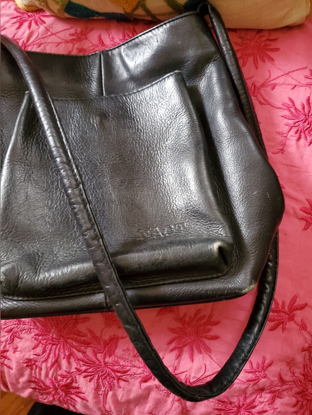 Naot Midnight Blue Leather Handbag